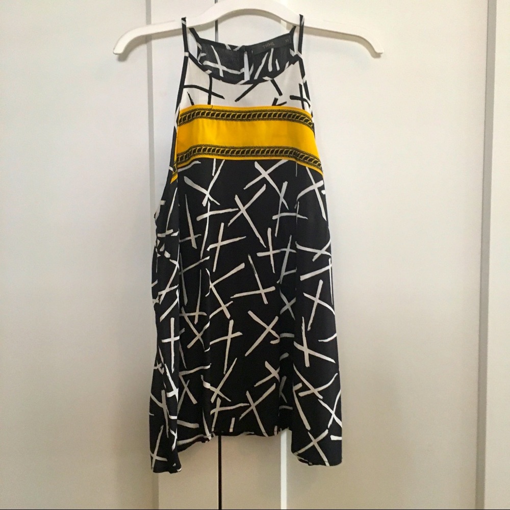THML patterned tank top blouse